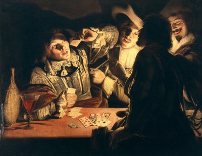 The Card Players, c.1620s by Adam de Coster